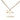 Gold Chanel CC Gold Plated Enamel Arrow Pendant Necklace