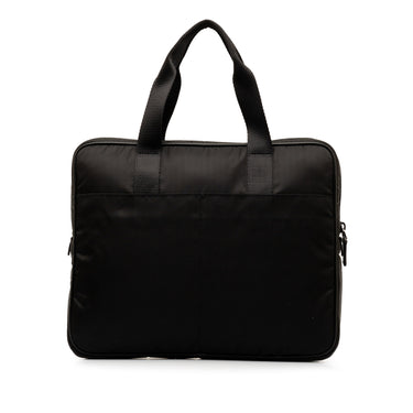 Black Prada Tessuto Business Bag - Designer Revival