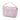 Pink Fendi Mini Zucca Embossed Velvet Baguette Satchel