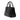 Black Prada Small Saffiano Lux Galleria Double Zip Satchel