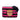 Pink Prada Canvas Canapa Righe Striped Crossbody
