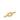 Gold Chanel CC Gold Plated Strass Bar Brooch