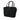 Black Fendi Zucchino Canvas Handbag
