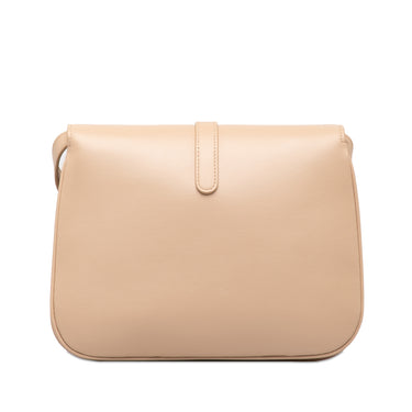 Beige Celine Medium Tabou Crossbody Bag - Designer Revival