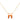 Gold Hermès Gold Plated Enamel Pop H Pendant Necklace