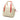 White Fendi Mini Zucchino Spalmati Handbag