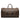 Brown Louis Vuitton Damier Ebene Keepall 50 Travel Bag
