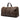 Brown Louis Vuitton Damier Ebene Keepall 50 Travel Bag