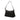 Black Fendi Zucchino Canvas Shoulder Bag