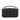 Black Fendi Zucca Embossed Leather Baguette Phone Pouch Satchel