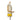 Yellow Saint Laurent Baby Monogram Matelasse Classic Chain Bag - Designer Revival