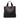 Black Gucci Calfskin Web Tote
