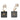 Black Chanel CC Gold Plated Resin and Faux Pearl Dice Drop Push Back Earrings