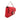 Red Fendi Micro Baguette Satchel - Designer Revival