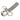 Gray Louis Vuitton Taiga Club Bag Charm and Key Holder - Designer Revival