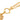 Gold Chanel Gold Plated Leo Lion Sun Medallion Necklace