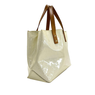 White Louis Vuitton Monogram Vernis Reade PM Handbag