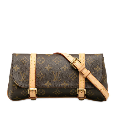 Brown Louis Vuitton Monogram Pochette Marelle PM Belt Bag - Designer Revival