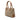 Beige Gucci GG Canvas Bamboo Tote