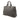 Gray Prada Vitello Daino Zip Top Satchel