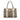 Brown Gucci Medium GG Canvas Bamboo Libeccio Tote