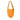 Orange Fendi Small Leather Croissant Hobo Bag