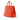 Orange Prada Extra Large Saffiano Lux Galleria Double Zip Tote