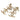 Gold Chanel Gold Plated Strass and Faux Pearl Double CC Drop Push Back Earrings