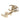 Gold Chanel Gold Plated Strass and Faux Pearl Double CC Drop Push Back Earrings