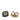 Gold Chanel Gold Plated Strass and Faux Pearl Double CC Drop Push Back Earrings