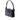 Black Prada Bicolor Box Calf Turnlock Satchel