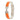Orange Hermès Narrow Enamel Clic H Bracelet PM