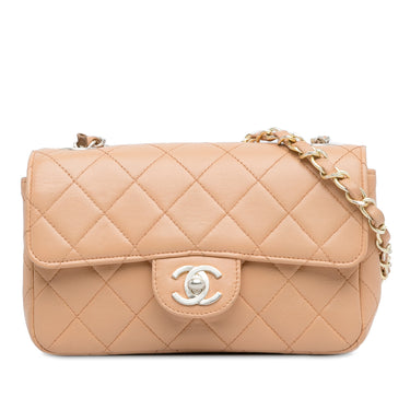 Pink Chanel Mini Classic Rectangular Flap Bag - Designer Revival