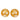 Gold Chanel CC Gold Plated Round Clip On Earrings