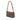 Brown Fendi Zucchino Canvas Triple Strap Pochette Shoulder Bag