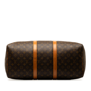 Brown Louis Vuitton Monogram Keepall 50 Travel Bag - Designer Revival