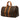 Brown Louis Vuitton Monogram Keepall 45 Travel Bag
