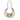 White Fendi Mini Leather Cookie Hobo