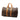 Brown Louis Vuitton Monogram Keepall 45 Travel Bag
