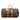 Brown Louis Vuitton Monogram Keepall 55 Travel Bag
