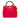 Red Gucci Small Bicolor Calfskin Bamboo Shopper Satchel