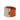 Orange Hermès Swift and Palladium Plated Lurie Ring