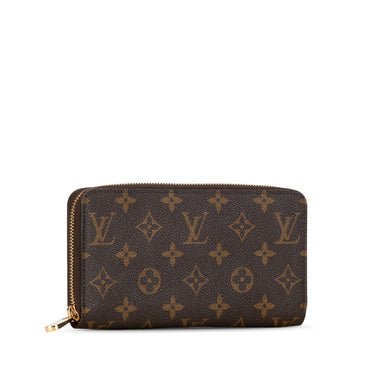 Brown Louis Vuitton Monogram Zippy Wallet