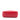 Red Chanel Medium CC Quilted Lambskin Curvy Cosmetic Pouch