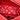 Red Chanel Medium CC Quilted Lambskin Curvy Cosmetic Pouch