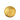 Gold Chanel CC Gold Plated Round Pin Brooch