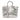 Silver Saint Laurent Nano Metallic Crinkled Calfskin Supple Sac De Jour Satchel - Designer Revival