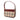 Beige Burberry House Check Canvas Shoulder Bag