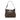 Brown Fendi Zucca Canvas Double Flap Shoulder Bag