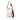 White Gucci Medium Pebbled Calfskin Web Heritage Shoulder Bag
